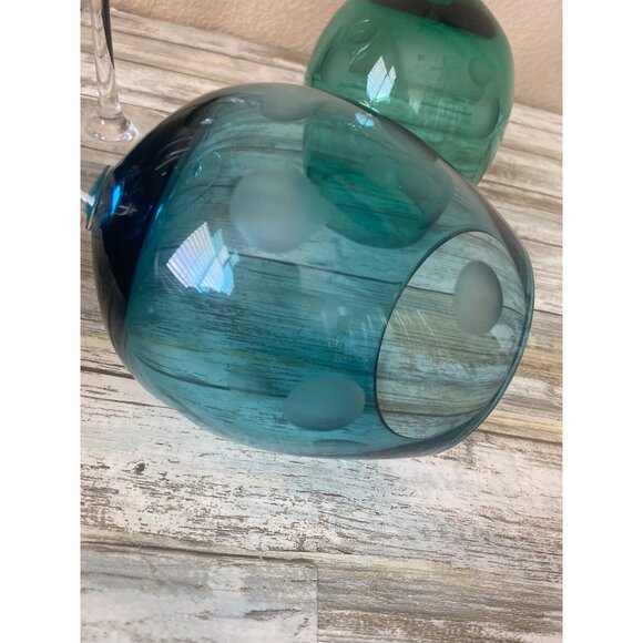 Marquis by Waterford Colored Polka Dot Wine Glasses – Set of 4 Balloon Goblets - Picture 15 of 15